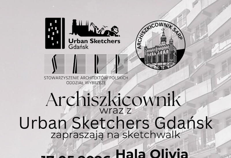 Sketchwalk śladem powojennej architektury polskiej w Gdańsku